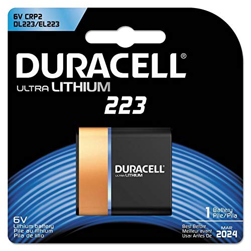 Duracell: Ultra 223 CR-P2 1400mAh 6V Lithium (LiMNO2) Photo Battery (DL223) Non-Rechargeable Cell