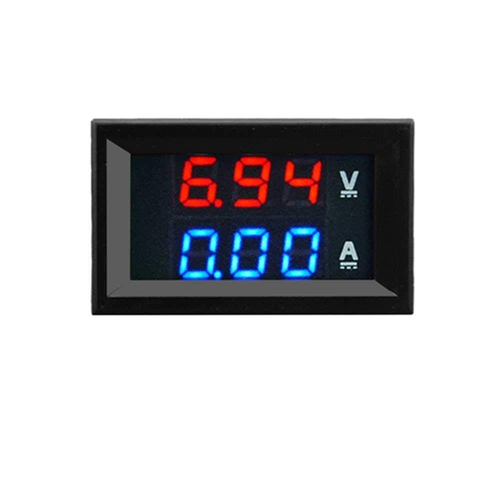 0-100V Dual LED Voltmeter Ammeter Monitor Panel