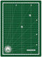 Flexible Cutting Mat, Self-Healing, 5 Layered, Marked with Pattern and Grids (Green)