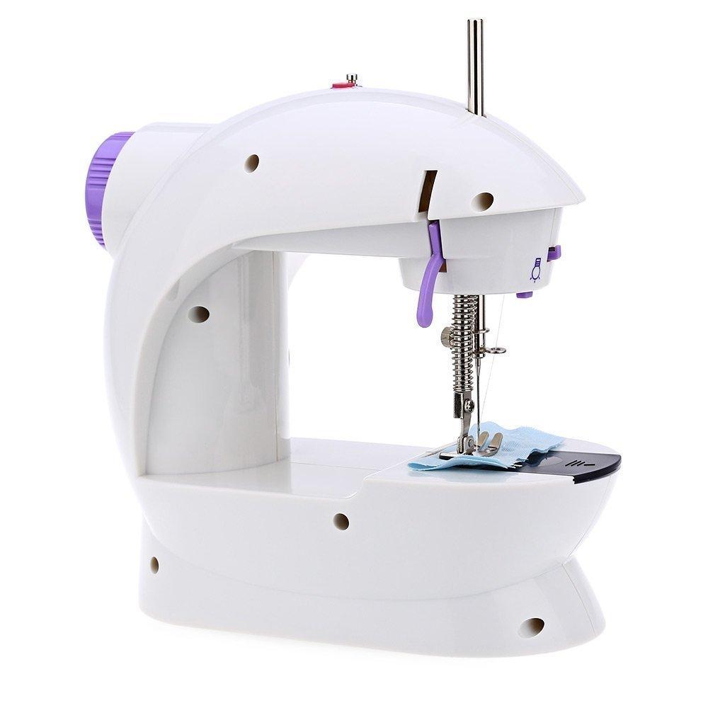 4-in-1 Semi-Automatic Portable Sewing Machine for Home/DIY