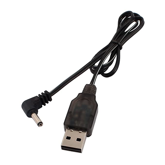 USB Charging Cable (Built-in Chip) with 3.5mm DC Elbow for Ni-CD/Ni-MH Battery RC Cars/ DIY