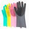 Silicone Gloves with Scrubber for Cleaning (Pair) Kim