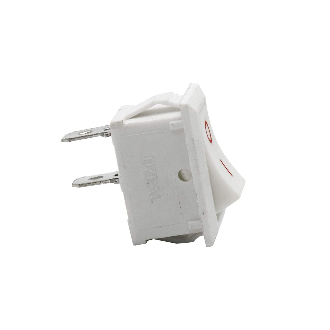 Mini Rocker Switch Complete White 2 Pin SPST ON-OFF 250V