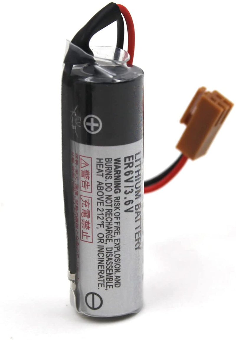 Toshiba: ER6V Size-AA 3.6V PLC Cell Non-Rechargeable Lithium Battery with Plug