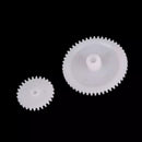 58Pcs Plastic Gear Assorted Kit Set with Different Types of Gears and Pulleys for DIY Car/Robot Project