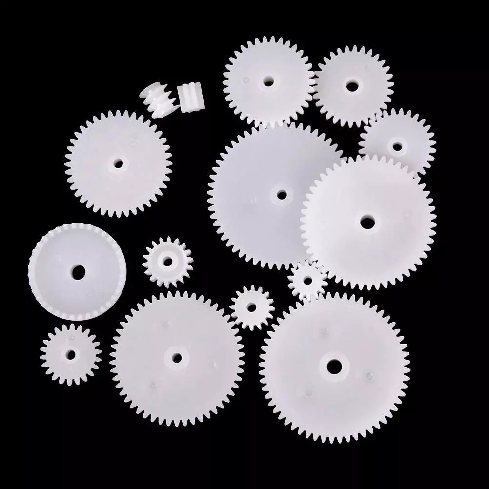 plastic gear set 58Pcs Assorted Kit with Different Types of Gears and milchzahndose name Gear colors may vary. 样式:2x Left and 2x Right CUBE E-Bikes 2026 günstig