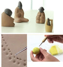 5pcs Wooden Dotting Tool Set for Clay Pottery Ceramic Nail Art DIY