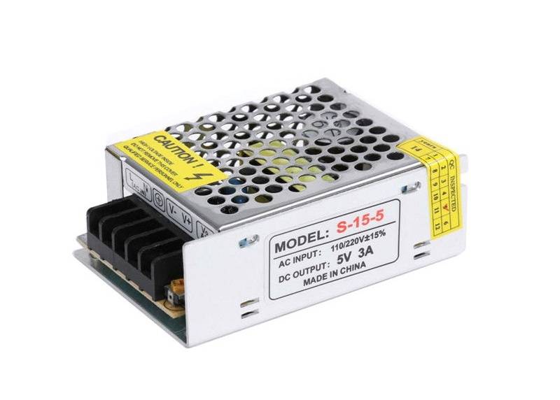 Mean Well: S-15-5 Switch Power Supply SMPS 5V 3A 15W
