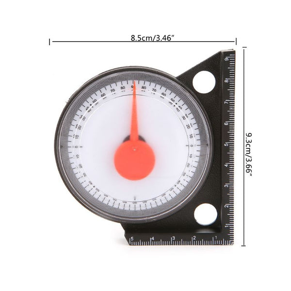 [Type 1] Slope Inclinometer Protractor Angle Finder Tilt Level Meter Clinometer Gauge With Magnetic Base