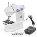 4-in-1 Semi-Automatic Portable Sewing Machine for Home/DIY