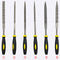 Jon Bhandari: F-021 6-Pc Needle File Set Metal Filing Rasp Wood Tools