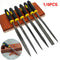 Jon Bhandari: F-021 6-Pc Needle File Set Metal Filing Rasp Wood Tools