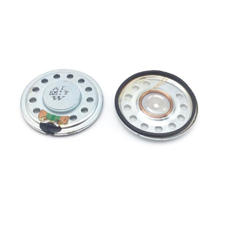 Metal Shell Mini Speaker 8ohm 0.2watt [28mm] Internal Magnet Toy Speaker