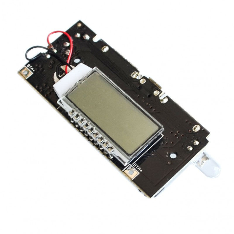 Dual USB 5V 2.1A Power Bank Module with Voltage Display and LED AA312