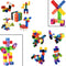 60pcs Plastic Cube Building Blocks, Early Creative Learning