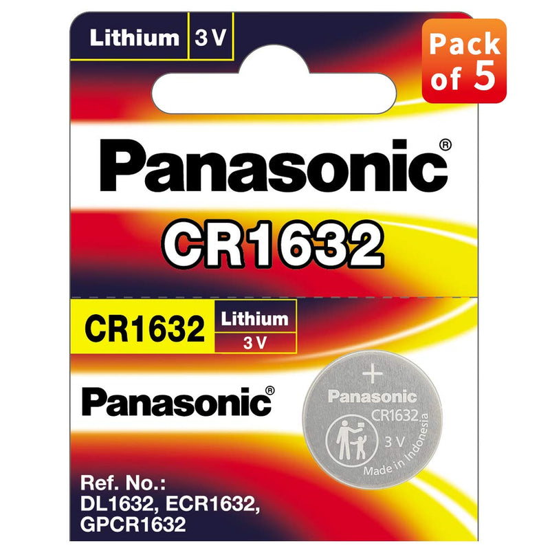 Panasonic: CR1632 3V Non rechargeable Round Lithium Coin Cells