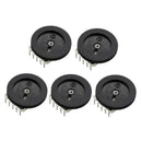 B503 5-Pin Round Dial Potentiometer Rotary Volume Control Switch 50K 16mm
