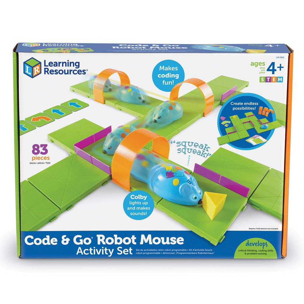 Learning Resources Code & Go Robot Mouse Activity Set, 83 Pieces