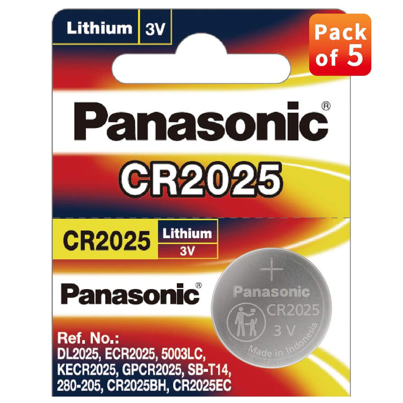 Panasonic: CR2025 3V Non rechargeable Round Lithium Coin Cells