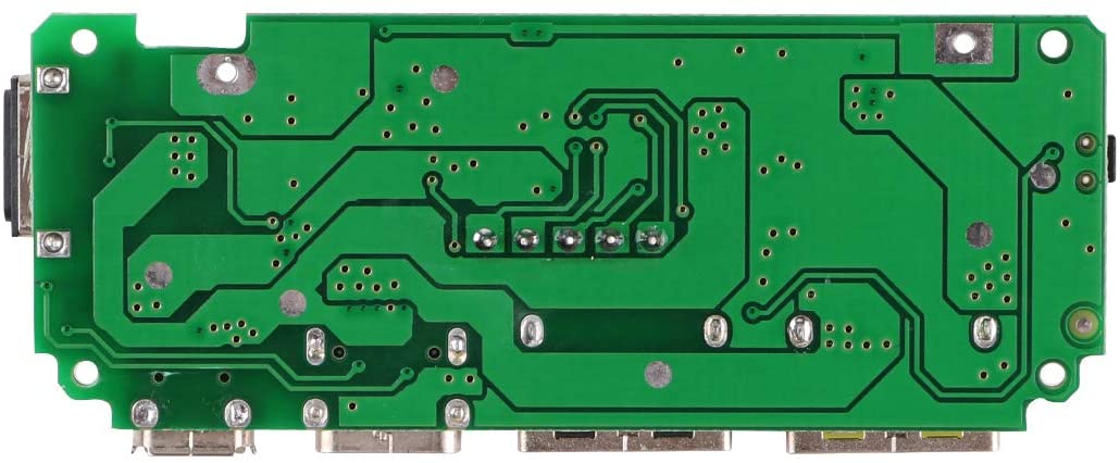 18650 5V 2.4A Dual USB + Type-C + Micro + Lightning/Apple USB Power Bank With LED Display 18650 Charger Board