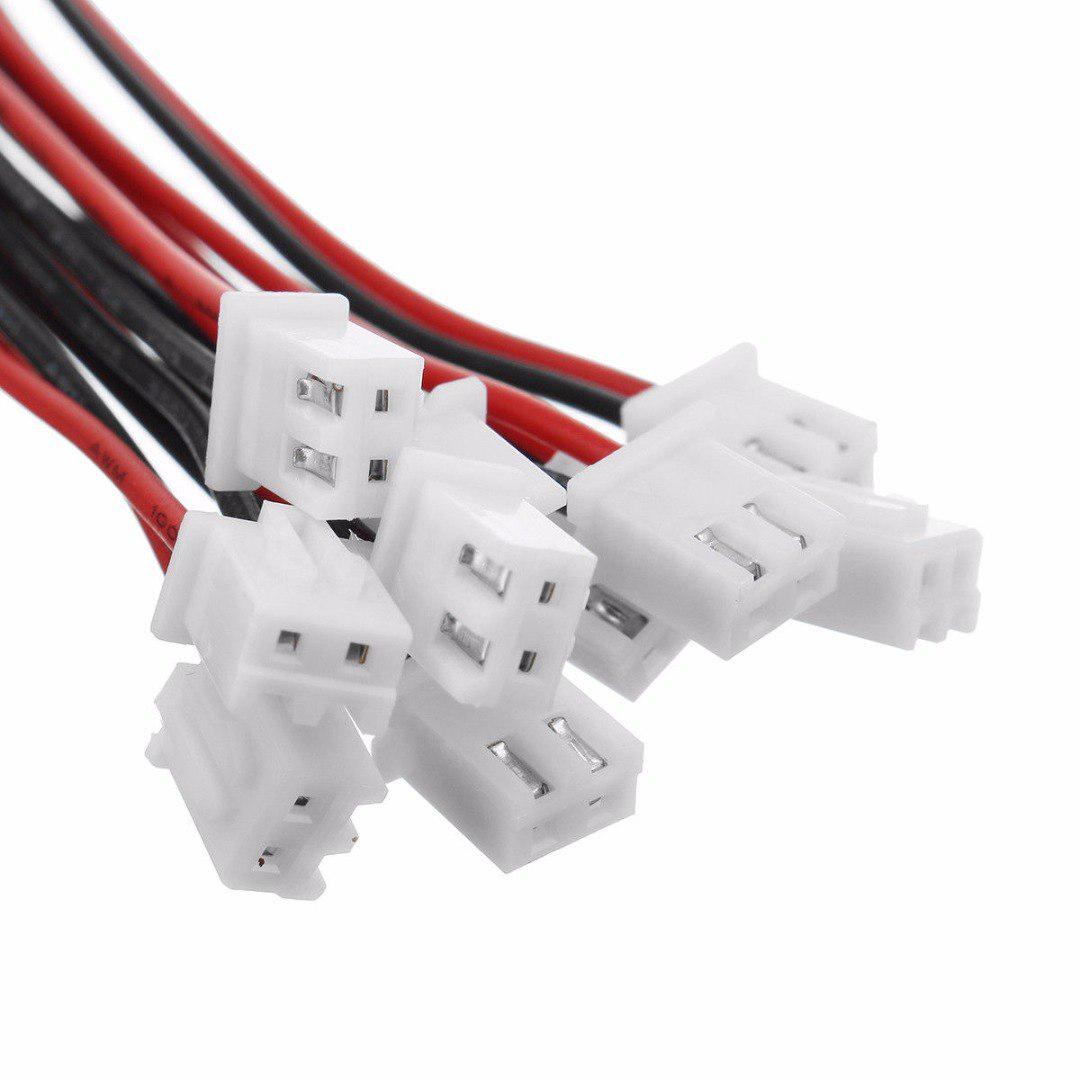 Type 2 Pin 2 Pin JST Cable Connector Female Lock Type - 2.54mm Pitch customized f