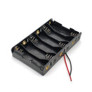 6XAA AA Battery Cell Holder with Wire