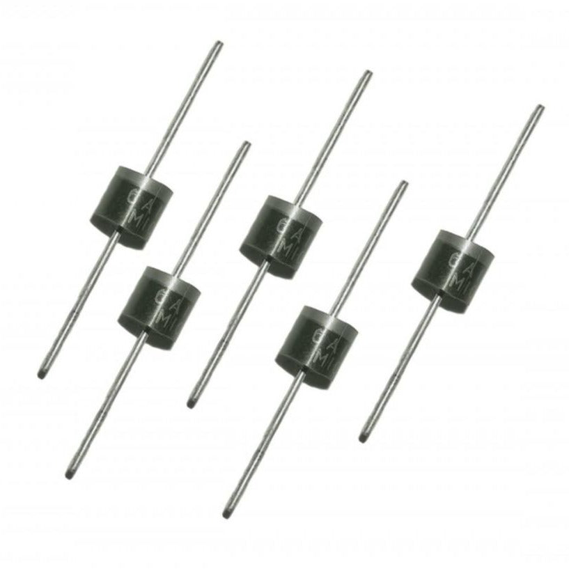 Lot De 20 Diodes Redressement 6A4 6A 400V R-6 Axial - Silicium, Pour Circuits électroniques