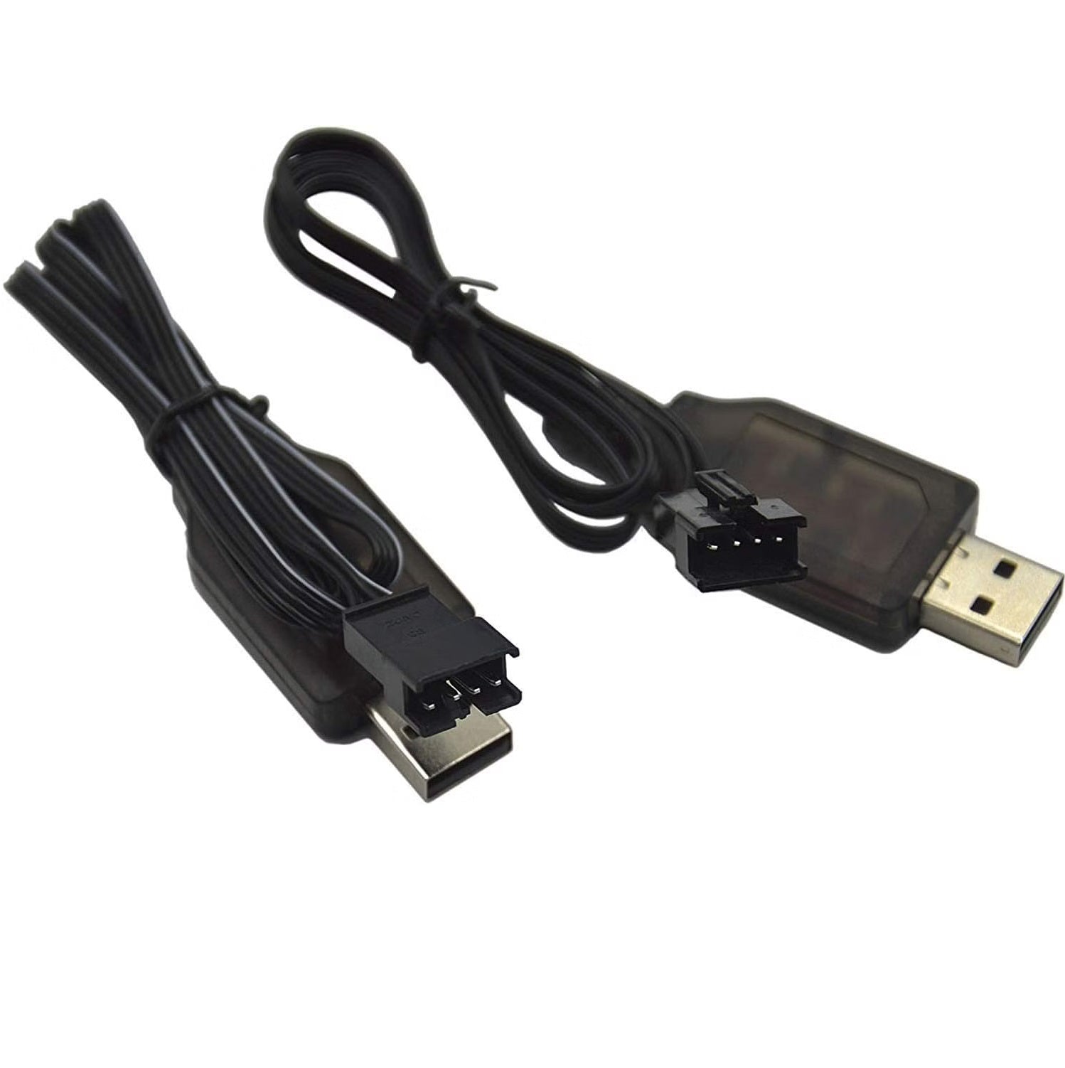 USB Charging Cable including Charging Protection BMS with SM-4P Plug for Ni-CD/Ni-MH Battery RC Cars/ DIY