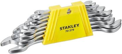 Stanley: 70-379 Double Sided Open End Wrench Spanner Set (8-Pieces)