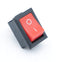 Mini Rocker Switch Red + Black(BG) 2 Pin SPST ON-OFF 250V