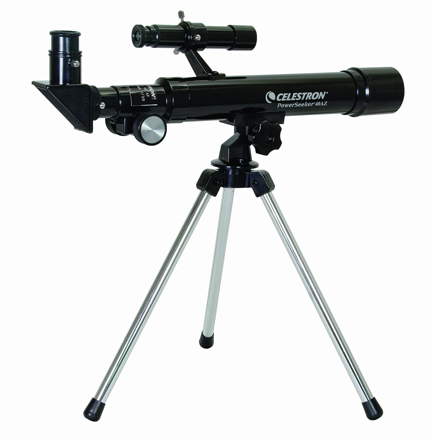 Celestron PowerSeeker 40AZ Telescope (Black)