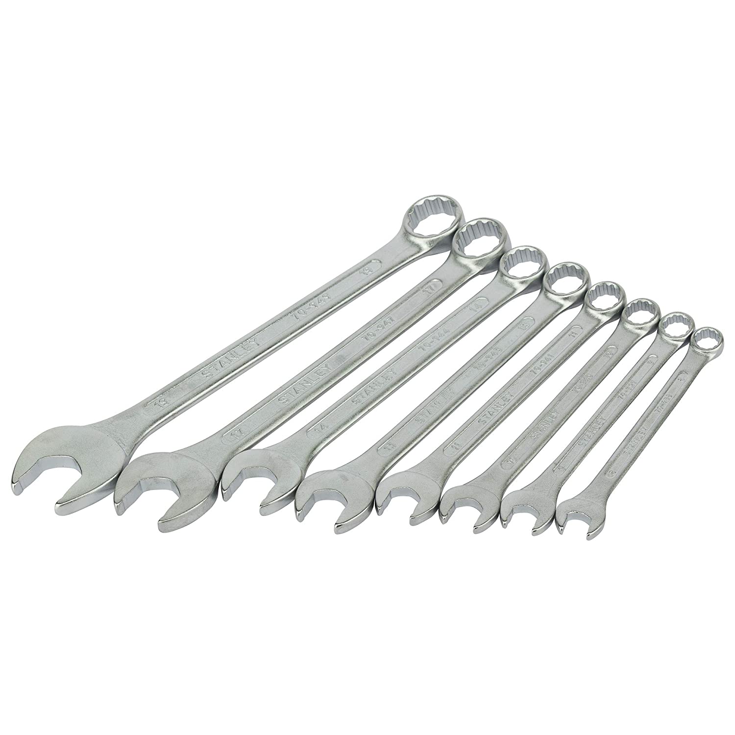 Stanley: 70-963E Combination Spanner Set with Maxi-Drive system (8-Pieces)