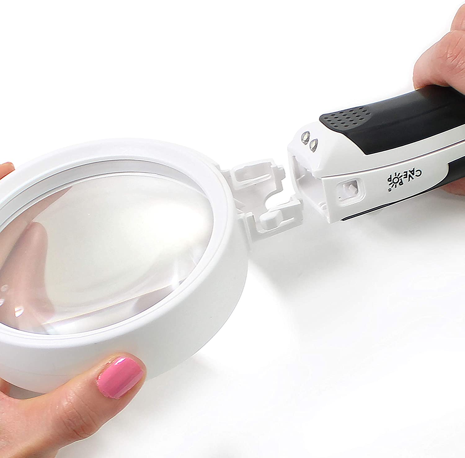 Magnifying Glass with Light - 3 Lens Set (2x + 3.5x + 10x)