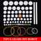 75Pcs Plastic Gear Assorted Kit Set with Various Gear and Axle Belt, Bushings and Pulleys for DIY Car Robot Project