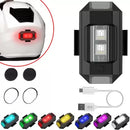 Mini LED Light for Bicycle, Aircraft with 7 Colors LED & 3 Flashing Mode