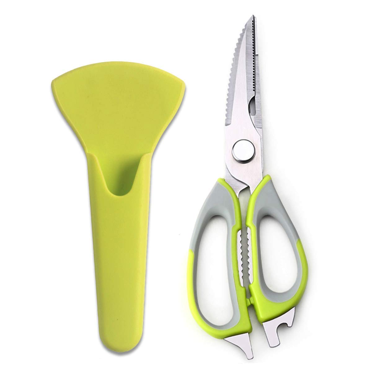 8 in 1 Stainless Steel Scissor With Plastic Handle And Cover