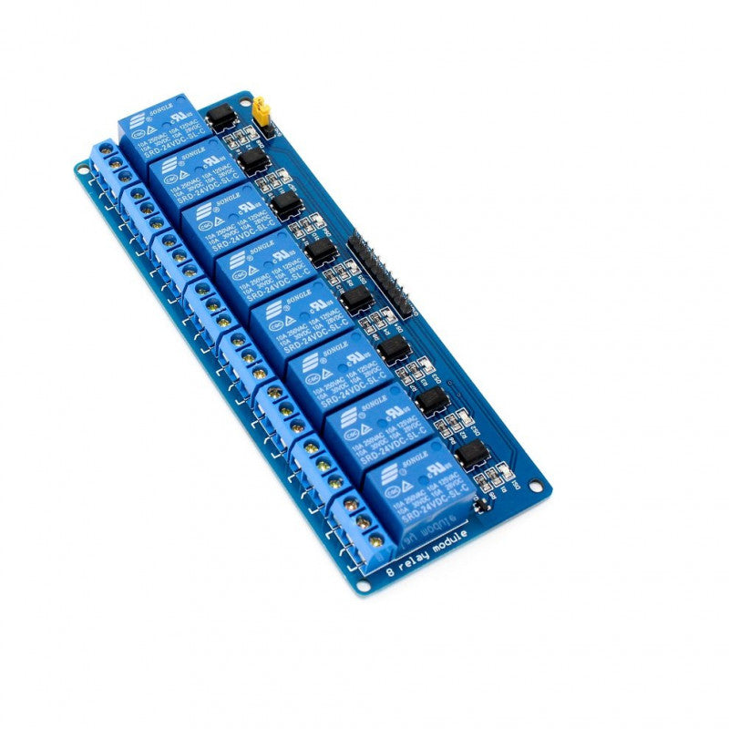 24V 8 Channel Relay Module with Optocoupler