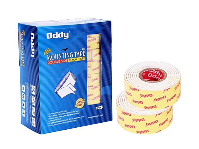 MILEQEE 1 Roll Double Sided Tape Heavy Duty 118inx66ft20m Universa