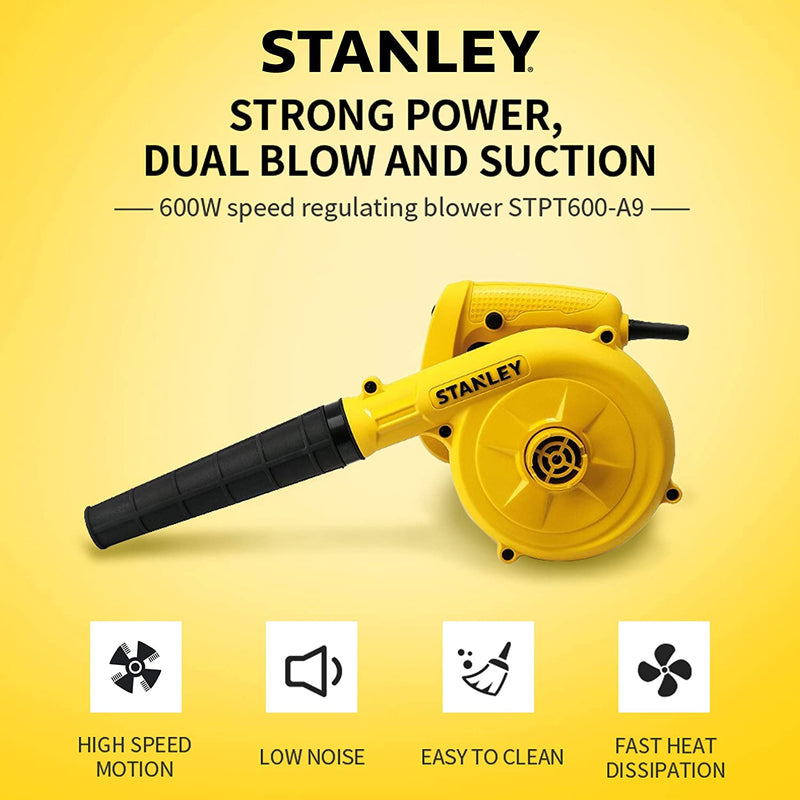 Stanley: STPT600 600W Variable Speed Blower (Corded Vacuum)