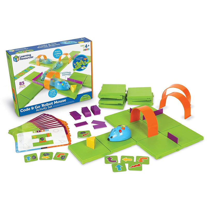 Learning Resources Code & Go Robot Mouse Activity Set, 83 Pieces