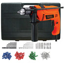 Black & Decker: HD555K50 550W 13mm Variable Speed Reversible Impact Drill Kit with 50 Accessories Kitbox