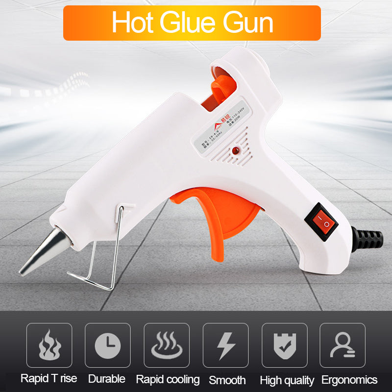 Generic: 20watt Hot Melt DIY Glue Gun 7mm (With Switch) - Good Quality