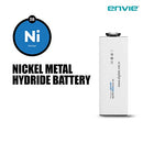 Envie: Infinite R22/PP3 9volt 300mAh Rechargeable Ni-MH Battery