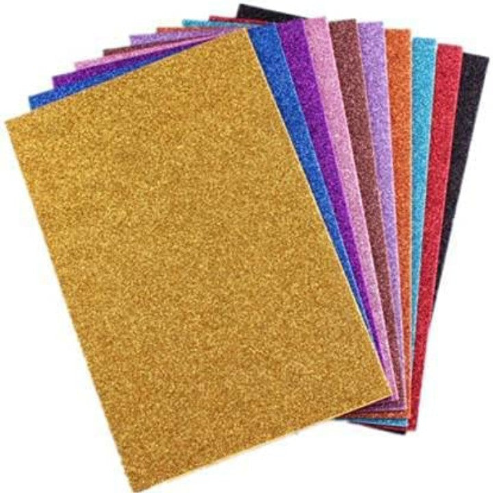 PATIKIL 20 Vellen 2mm Glitter Foam Sheet, 16 x 12 Zilver Sparkle PATIKIL 20 Vellen 2mm Glitter Foam Sheet, 16 x 12 Zilver Sparkle