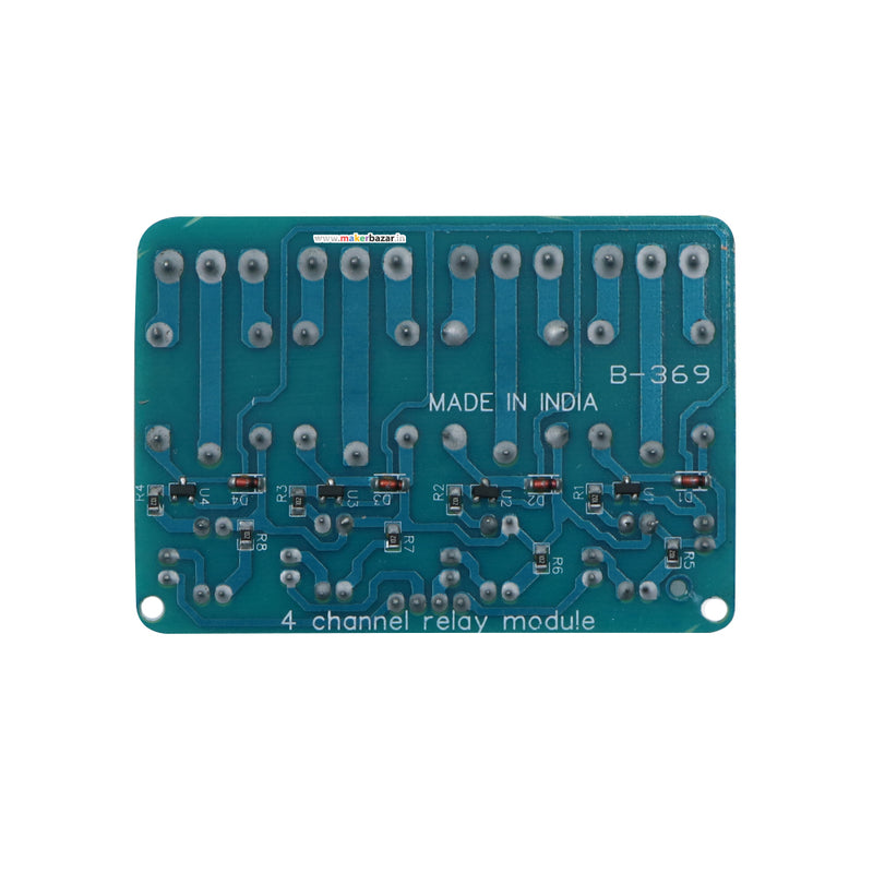 AFI (Made In India) - 4 Channel 12V 10A Relay Module With Optocoupler