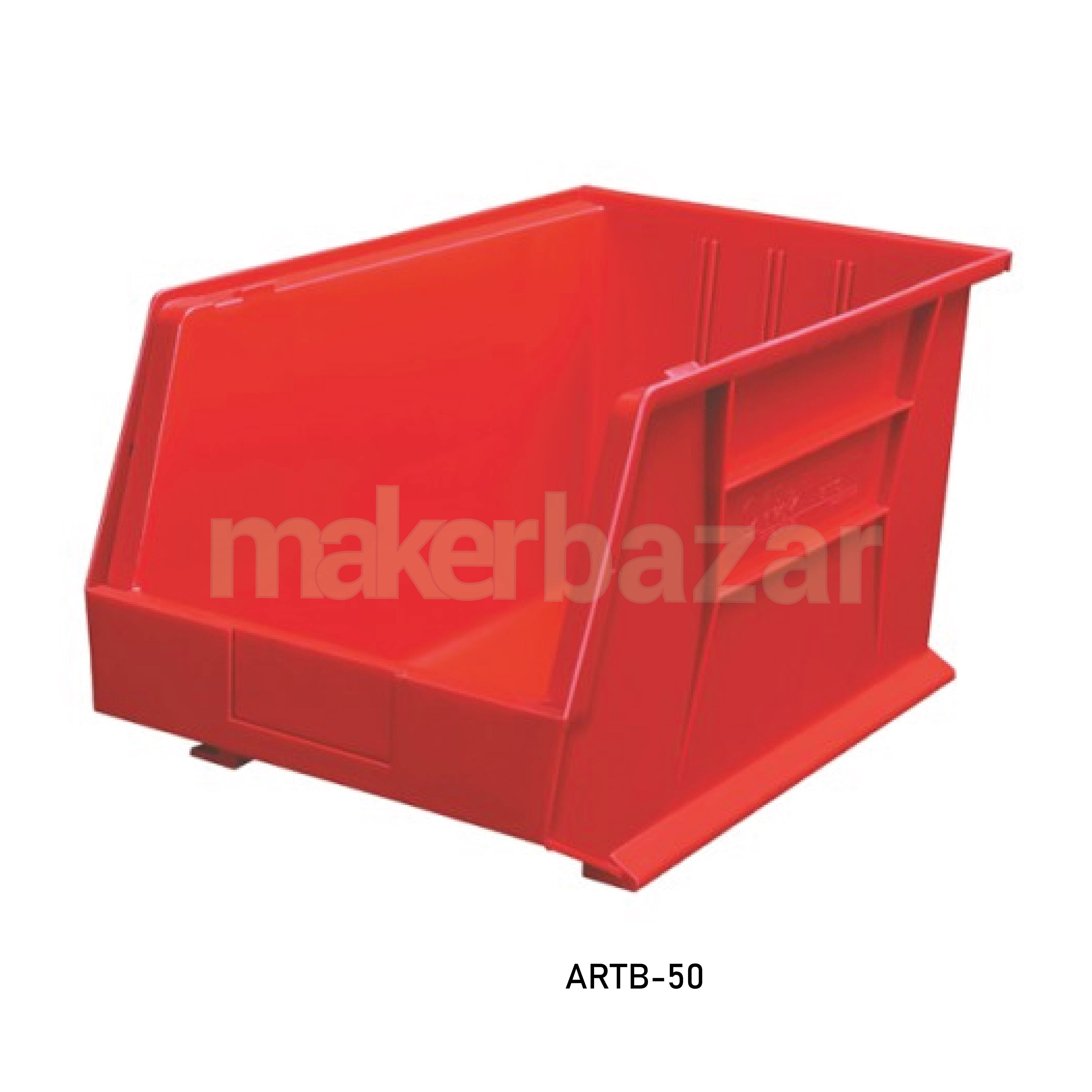 Alkon: ARTB-10 Rhino Tuff Bins 136mm X 106mm X 76mm Blue/Red