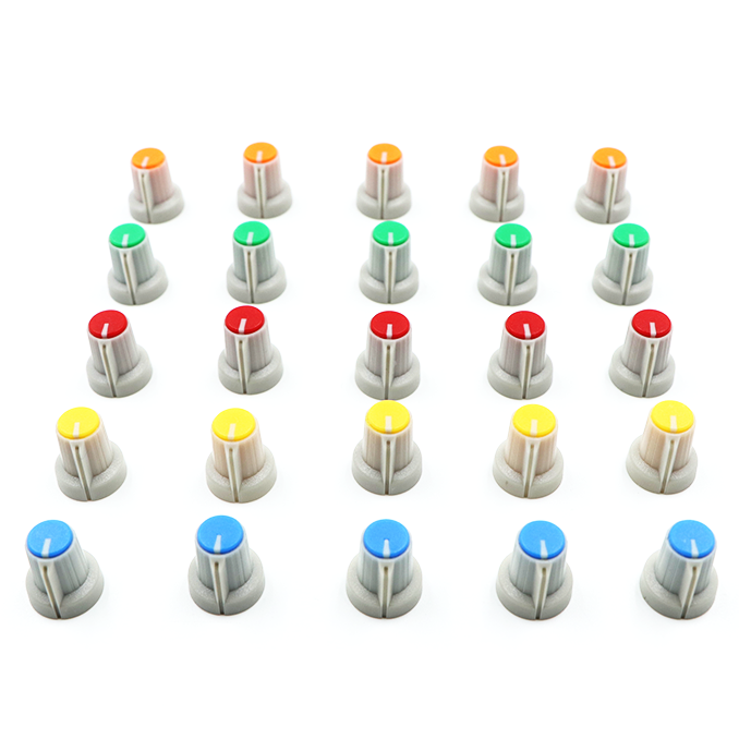 [Premium] Knob-203 Multiple Colour Potentiometer Knob With Buffer