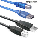 Arduino USB Cable (A to B) Blue/Black