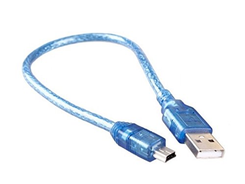 Mini USB Data Cable Blue/Black/White