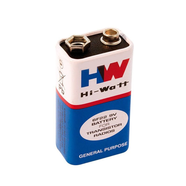 Hi Watt HW 9 volt Battery  | Makerware 